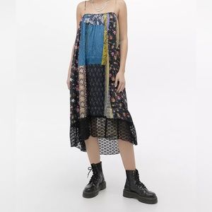 Urban Outfitters Patchwork Kimchi Blue Dress
